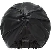 Dore & Rose Premium Silk Bonnet Black Handduk 1 st