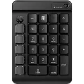HP 435 - Tangentsats - 9 programmerbara tangenter, låg profil tangentresor, utbytbara tangenter med klistermärken - trådlös - Bluetooth 5.3 - engelska - jacksvart