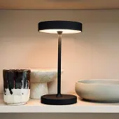 Dyberg Larsen Bordslampa , Starlight, dimbara, Svart, Sovrum, Metall, Skandinavisk