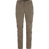 Fjällräven Women's Abisko Hybrid Trail Trousers Suede Brown