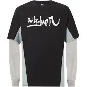 Quiksilver Funktionstopp 'SYNC DOUBLE' grå / svart / vit