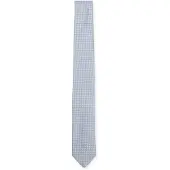 BOSS Silk-blend tie with jacquard pattern