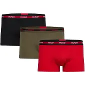 HUGO Planet 10249742 Red Boxers 3 Enheter