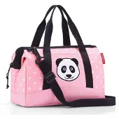 Reisenthel allround er XS barn panda prickar rosa