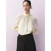 Mango Blus 'Martita' kräm