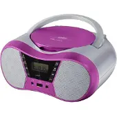 Eltra radio/CD-spelare Lila2 CD/USB/BT rosa