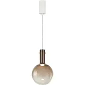 Loom Design Taklampa , dimbara, Brun / rost, Vardagsrum, Glas