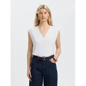 Selected Topp 'SLFBerta Bellis' vit