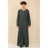 Thobez Kid's Boys Green Oman Eid Thobe Saudi Emirati Jubba Robe
