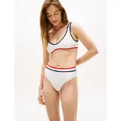 Tommy Hilfiger Classic Contrast Slim Bralette Bikini Top
