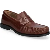 Calvin Klein Theo - Leather Pleated Penny Loafers