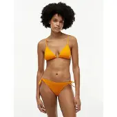 Tommy Hilfiger Crinkle Texture Side Tie Bikini Bottoms