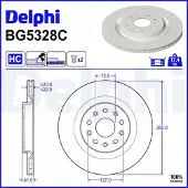 Delphi Bromsskiva BG5328C