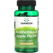 Swanson Health Acidophilus och Äppelpektin, 1 Miljard KFU, 90 Kapslar