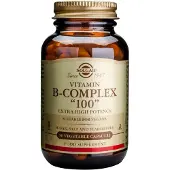 Solgar , B Komplex "100", 50 Vegetabiliska Capsuler