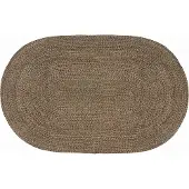 vidaXL Områdesmattor Svart 205 x 305 cm Jute