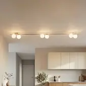TK Lighting Taklampa Imelo , dimbar, Creme / bärnsten, Sovrum, Glas, Taklampa