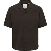 Only & Sons Skjorta 'ONSCRUZ' choklad