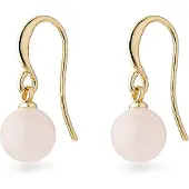 Pilgrim Örhängen 'Goldie' guld / rosa