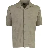 HUGO BOSS Skjorta 'We_Flower' greige