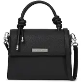 Karl Lagerfeld Handväska 'Sac Bandoulière Ikon Satchel Noir' svart