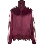 Adidas Originals Satin Lace Firebird Loose Sweatshirt Med Dragkedja