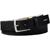 Calvin Klein Perforated Full Grain Leather Belt