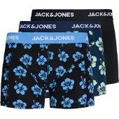 Jack & Jones Boxershorts 'JACMAUDO' marinblå / mörkblå / ljusgrön / svart