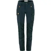 Fjall Raven - Vandringskläder dam - Nikka Trousers Curved W Dark Navy för Unisex - Storlek S/M - Marinblå