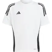 Adidas Tränings T-Shirt Tiro 24 - Vit/Svart Barn, storlek 128 cm