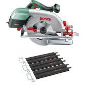 Bosch Cirkelsåg PKS 66-2 AF + 3x35 cm styrskena