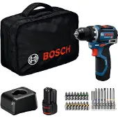 Bosch Gsr 12v-32 + 2 Bat 2.0+ 24 Ac+ Mal Lona Elektrisk Skruvmejsel
