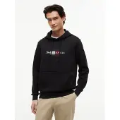 Tommy Hilfiger Flag Graphic Terry Drawstring Hoody