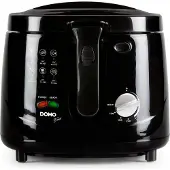 Domo Klassisk elektrisk fritös - DOMO DO461FR - 2,5L - Svart - Justerbar termostat - Cool Touch svart