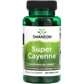 Swanson Health Super Cayenne, Vegetabiliska Kapslar 100
