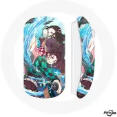 CAPACHEAP Souris Sans Fil Tanjiro et Nezuko Kimetsu no Yaiba Anime