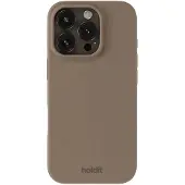 Holdit iPhone 16 Pro Mobilskal Silikon Mocha Brown