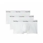 Calvin Klein 3 Pack Low Rise Trunks Icon Cotton Stretch