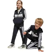 Adidas Träningsdräkt 'Essentials Tiberio' svart / vit