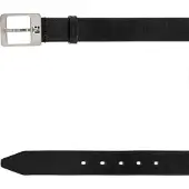 Fendi Läderbälte med FF-monogramspänne
