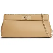 Tommy Hilfiger Modern Chain TH Monogram Clasp Clutch