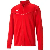 Puma Träningsjacka 'TeamRise' röd / vit