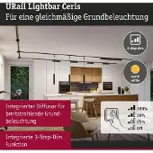 Paulmann LED-strålkastare URail LED fast installerad 9.5 W LED Svart (matt)