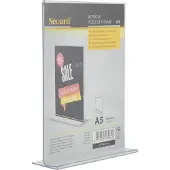 Securit A5 akryl displayram