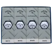 Callaway Supersoft 2025 White Basic Golfbollar
