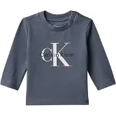 Calvin Klein Newborn Long Sleeve Logo T-Shirt