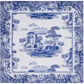 Spode - Servett Blue Italian 4-pack - Blå - Servetter - Från Homeroom
