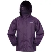 Mountain Warehouse Barn/Kids Pakka II Vattentät Jacka (Mörklila)
