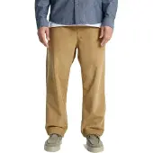 Quiksilver - Byxor - Taxer Regular Cord Pant Elmwood för UnisexBomull - Storlek L - Beige
