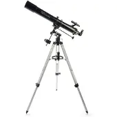 Celestron PowerSeeker 80EQ, Svart, Aluminium, Instruktioner, 8,62 kg, 9 cm, 96,5 cm